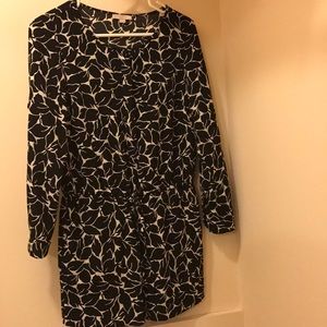 Loft black and white romper